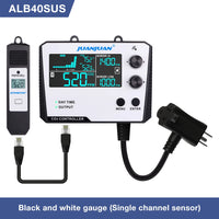 Smart CO2 Controller Dual Channel NDIR CO2 Sensor Day Night Carbon Dioxide Detector 0-5000PPM for Greenhouse Hydroponics