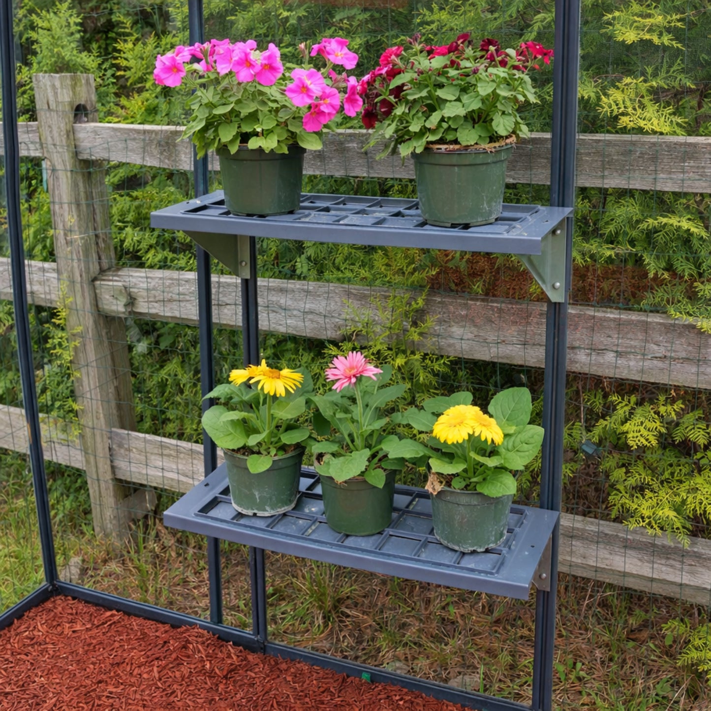 Greenhouse Shelving & Vent Opener Kit