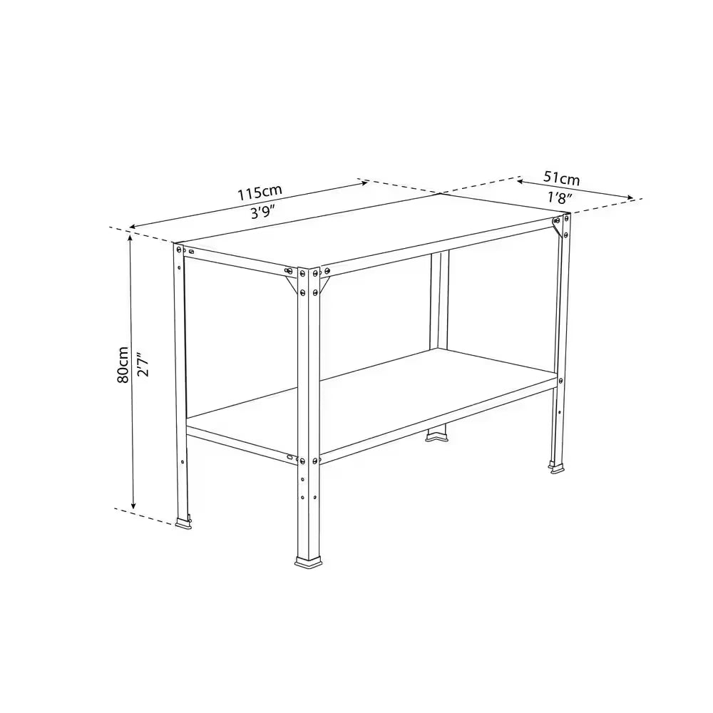 Greenhouse Metal Work Bench-Pack of 2