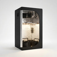 Indoor Grow Tent Kit Built for Year-Round Growing, 3x3x6 Complete System, LED Light, Carbon Filter — Studio Shot