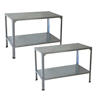 Greenhouse Metal Workbenches (Set of 2)